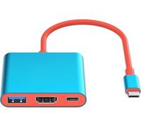 Apple - Adaptador multipuerto USB-C digital AV con HDMI 4K a 120Hz y puerto de carga USB 3.2 y 100W para iPhone 15/16/17, convertidor HDMI tipo C certificado MFi para MacBook Pro/Air, iPad Pro, iMac y