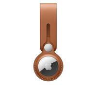 Apple AirTag Funda De Piel Leather Loop Saddle Brown Nueva
