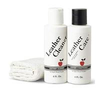Apple brand Manzana Leather Cleaner Marca y acondicionador Kit - para Uso en los monederos de Cuero, Bolsos, Zapatos, Botas y Accesorios - Caja de Seguridad en Todos los Colores