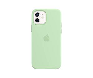 Apple Funda de Silicona con MagSafe (para el iPhone 12 y iPhone 12 Pro) - Pistacho