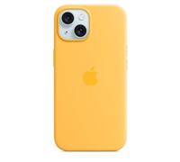 Apple Funda de Silicona con MagSafe para el iPhone 15 - Amarillo Solar