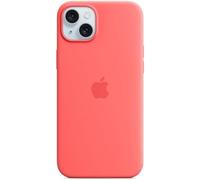 Funda original Apple silicona con MagSafe para Apple iPhone 15 Plus rosa (NUEVO)
