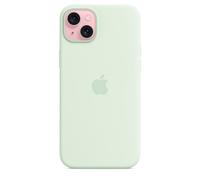 Apple - Funda de silicona con MagSafe para el iPhone 15 Plus - Menta suave