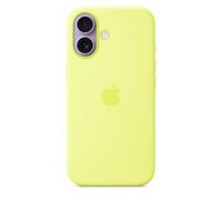 iphone 17 silicone case with magsafe - neon yellow