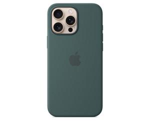 Apple Funda de Silicona con MagSafe Verde Lago para iPhone 16 Pro Max