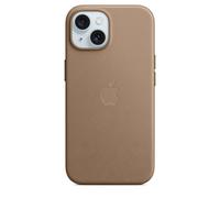 Apple Funda de Trenzado Fino con MagSafe Marrón Topo para iPhone 15