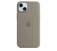 Funda original Apple silicona con MagSafe para Apple iPhone 15 Plus arcilla