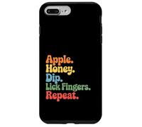 Apple Honey Dip Repeat Rosh Hashanah Yom Kippur Hanukkah Carcasa para iPhone 7 Plus/8 Plus