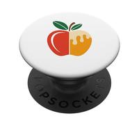 Apple Honey Dip Repeat Rosh Hashanah Yom Kippur Hanukkah PopSockets PopGrip Adhesivo