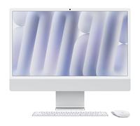 Apple iMac 24" 4,5K (2024) Apple M4 Chip 8-Core, 16GB RAM, 512GB SSD, macOS Sequoia, Pantalla Retina 23.5", Plata