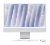 Apple iMac 24" (59,7cm/23.5") 4.5K Retina All-in-One PC, Pantalla Retina 4.5K Ultra HD, Chip Apple M4 10 núcleos, 16GB RAM, 512GB SSD, macOS Sequoia, Color Plata