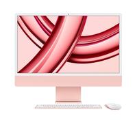 Apple iMac Apple M M3 59,7 cm (23.5") 4480 x 2520 Pixeles PC todo en uno 8 GB 512 GB SSD macOS Sonoma Wi-Fi 6E (802.11ax) Rosa
