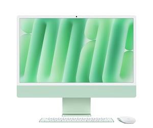 Apple iMac Ordenador de Mesa Todo en uno con Chip M4, CPU y GPU de 10 núcleos: diseñado para Apple Intelligence, Pantalla Retina de 24″, 16 GB de Memoria unificada, SSD de 256 GB - Verde
