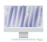 Apple iMac Ordenador de Mesa Todo en uno con Chip M4, CPU y GPU de 8 núcleos: diseñado para Apple Intelligence, Pantalla Retina de 24″, 16 GB de RAM, SSD de 256 GB,Vidrio NanoTexturizado - Plata