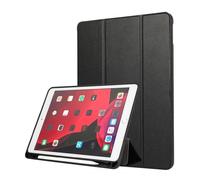 Apple iPad Air de 10.9 pulgadas 2020 Funda Protectora Genérica Plegable Triple Negra