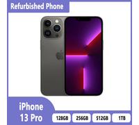 APPLE-iPhone 13 Pro 128GO 256GO 512GO 1TB 1024go, teléfono inteligente renovado, desbloqueo de pulgadas, seis núcleos, i0S A15.6GBRAM,12MP Negro