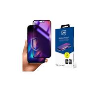 Cristal templado privatizado para Apple iPhone 15 Plus - 3MK Rainbow Privacy
