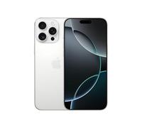 Apple iPhone 16 Pro MAX de 1 TB: Smartphone 5G con Control de Cámara, grabación en 4K a 120 f/s con Dolby Vision y un Gran Salto en autonomía. Compatible con los AirPods; Titanio Blanco