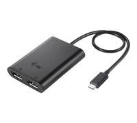 i-tec USB-C a DisplayPort Dual Video Adapter 2x Display Port 4K Ultra HD Compatible con Thunderbolt 3