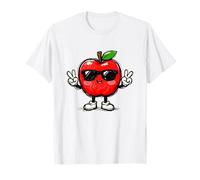 Apple Kawaii Sketch Apples Lover Fruit Lovers Camiseta