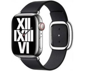 Apple Leather Band Modern Buckle Apple Watch Medium 38mm / 40mm / 41mm / 42mm - Ink - Size M - MP8E3ZM/A