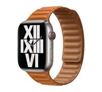 Apple Leather Link Correa para Apple Watch M/L 38mm / 40mm / 41mm Golden Brown - ML7L3ZM/A