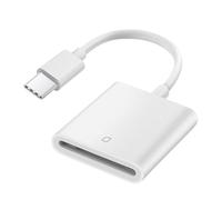 Apple - Lector de tarjetas USB C a SD para iPhone 15/15 Plus/15 Pro/15 Pro Max, MacBook Pro M1 Air, iPad Pro/Air, iMac, Surface, Galaxy S24 (blanco-1)