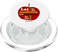 Apple Let Food be Your Medicine Hippocrates COTIZACIÓN PopSockets PopGrip para MagSafe
