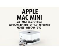 Apple Mac Mini M4 10-Core 16GB RAM 256GB SSD Silver macOS Sequoia