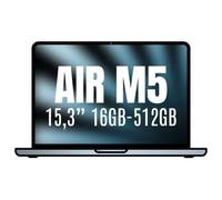 Portátil Apple MacBook Air 15,3" Apple M5 16GB 512GB SSD GPU 10 núcleos macOS Sky Blue