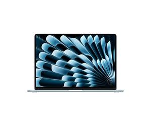 Apple MacBook Air de 15,3 Pulgadas con Chip M5: Pantalla Liquid Retina, CPU de 10 núcleos, GPU de 10 núcleos, 24 GB de Memoria unificada, 1 TB de SSD, Wi-Fi 7,Teclado español; Azul Cielo
