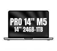 Apple MacBook Pro de 14,2 Pulgadas portátil con Chip M5 Pro: Pantalla Liquid Retina, CPU de 15 núcleos y GPU de 16 núcleos, 24 GB Memoria unificada, 1 TB de SSD, Teclado español; Plata