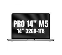 Apple MacBook Pro de 14,2 Pulgadas portátil con Chip M5: Pantalla Liquid Retina, CPU de 10 núcleos y GPU de 10 núcleos, 32 GB Memoria unificada, 1 TB de SSD, Teclado español; Plata