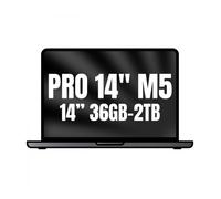 Apple MacBook Pro de 14,2 Pulgadas portátil con Chip M5 MAX: Pantalla Liquid Retina, CPU de 18 núcleos y GPU de 36 núcleos, 36 GB Memoria unificada, 2 TB de SSD, Teclado español; Negro Espacial