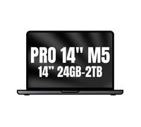 Apple macbook pro 14'/ m5 pro 15-core cpu/ 24gb/ 2tb ssd/ 16-core gpu/ negro espacial