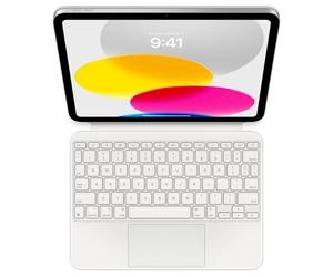 Apple Magic Keyboard Folio - Teclado con trackpad para iPad 10ma generacion, QWERTY, idioma US English, Aluminio, Inalambrico
