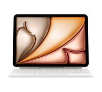 Apple Magic Keyboard for iPad Air 11-inch (M3) - Teclado con Trackpad, QWERTY Inglés US, Compatible con iPad Air 11-inch M3, M2, 5ª y 4ª generación, Color Blanco
