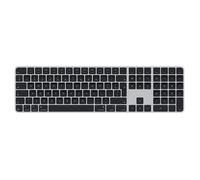 Apple Magic Keyboard with Touch ID and Numeric Keypad for Mac models with Apple silicon, Inalámbrico y alámbrico, USB + Bluetooth, QWERTY, Inglés - Negro