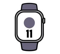 Apple MEU74QL/A Watch Series 11 GPS 42mm Plata Correa Deportiva Niebla Lila