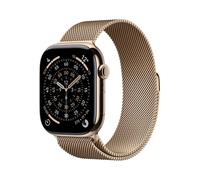 Apple Watch Series 11 GPS + Cellular 46mm Caja de Titanio Oro con Pulsera Milanese Loop Oro S/M