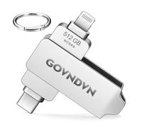 Apple MFi 512GB Memoria-USB-para-iPhone Memoria-Externa-iPhone Pendrive-USB-Lightning iPhone-Flash-Drive USB-C-Lightning Pen-USB -C-y-iPhone Pasar Fotos iPhone a PC Photostick-para-iPhone/iPad/Android