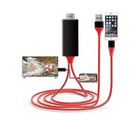 [apple Mfi Certified] Lightning To Hdmi Cable Adapter Red