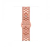 Apple - MGAQ4ZM/A Accesorios para dispositivos vestibles inteligentes Grupo de rock Rosa Aluminio, Fluoroelastómero