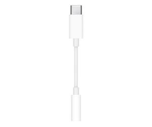 Apple mu7e2zm/a cable de teléfono móvil blanco 3,5mm usb c