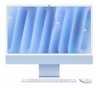 Apple MWV13FNA iMac 24 Pantalla Retina 4.5K Chip M4 CPU 10 núcleos GPU 10 núcleos 16GB RAM 256GB SSD Azul (2024)