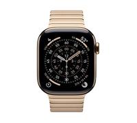 Apple MXMC3ZM/A Correa de Pulsera de Eslabones Oro 42mm de Acero Inoxidable para Apple Watch (38mm, 40mm, 41mm, 42mm)