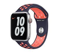 Apple Nike Sport Band Apple Watch 42mm / 44mm / 45mm / 49mm Blue Black / Bright Mango - MG3X3ZM/A