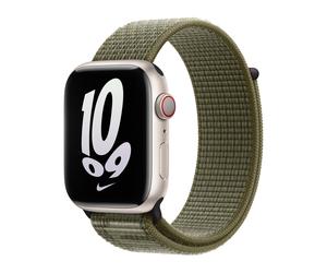 Apple Nike Sport Loop Apple Watch 38mm / 40mm / 41mm Sequoia / Pure Platinum - MPHX3ZM/A