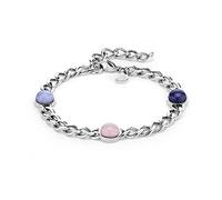 Apple of Eden Pulsera AJ-0071-B-21 Plata, 21, Acero inoxidable, No es una piedra preciosa