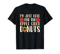 Apple Picking Funny I'm Just Here For The Apple Cider Donuts Camiseta